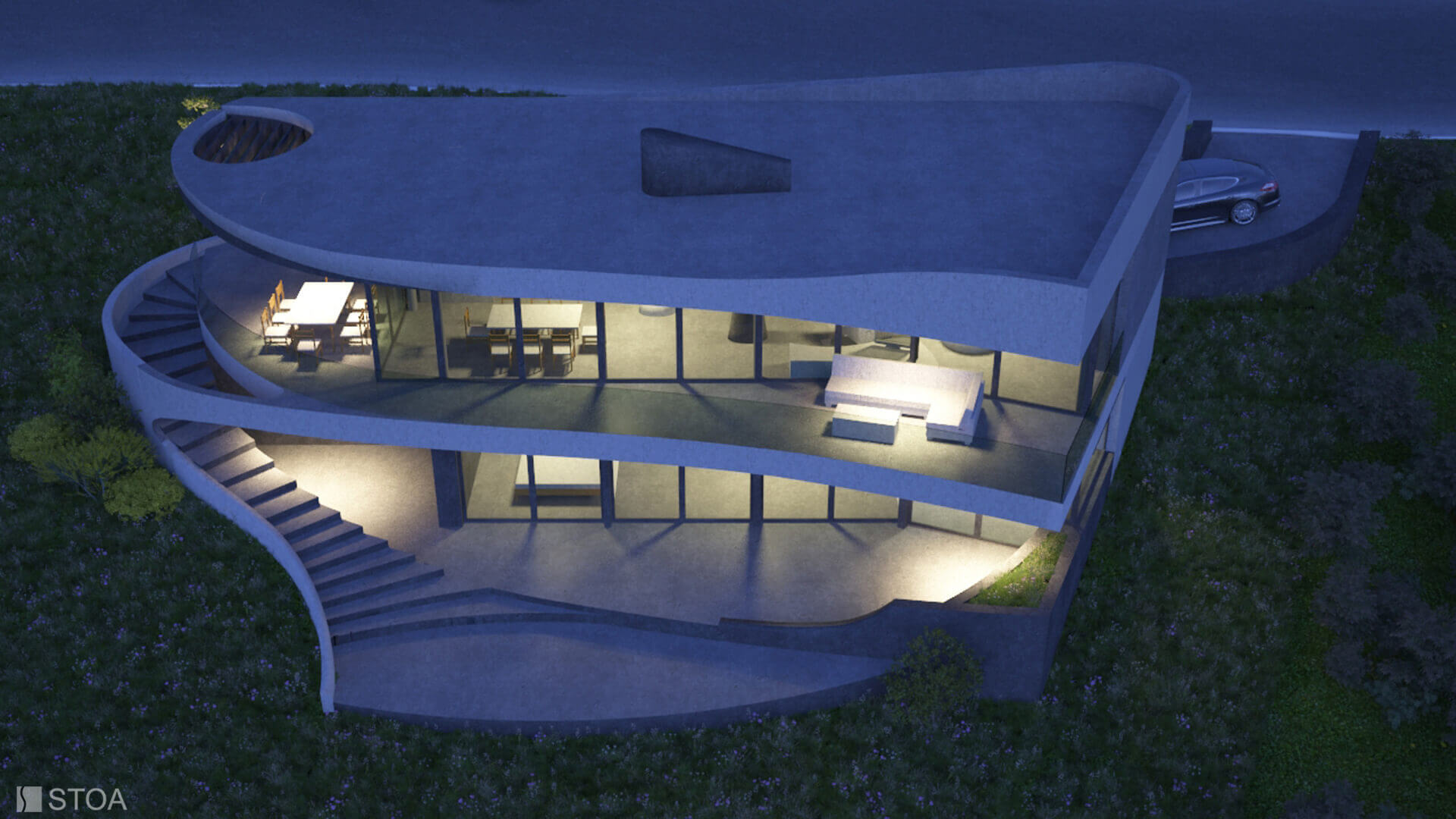 Villa a dombtetőn / elkészült - STOA STUDIO