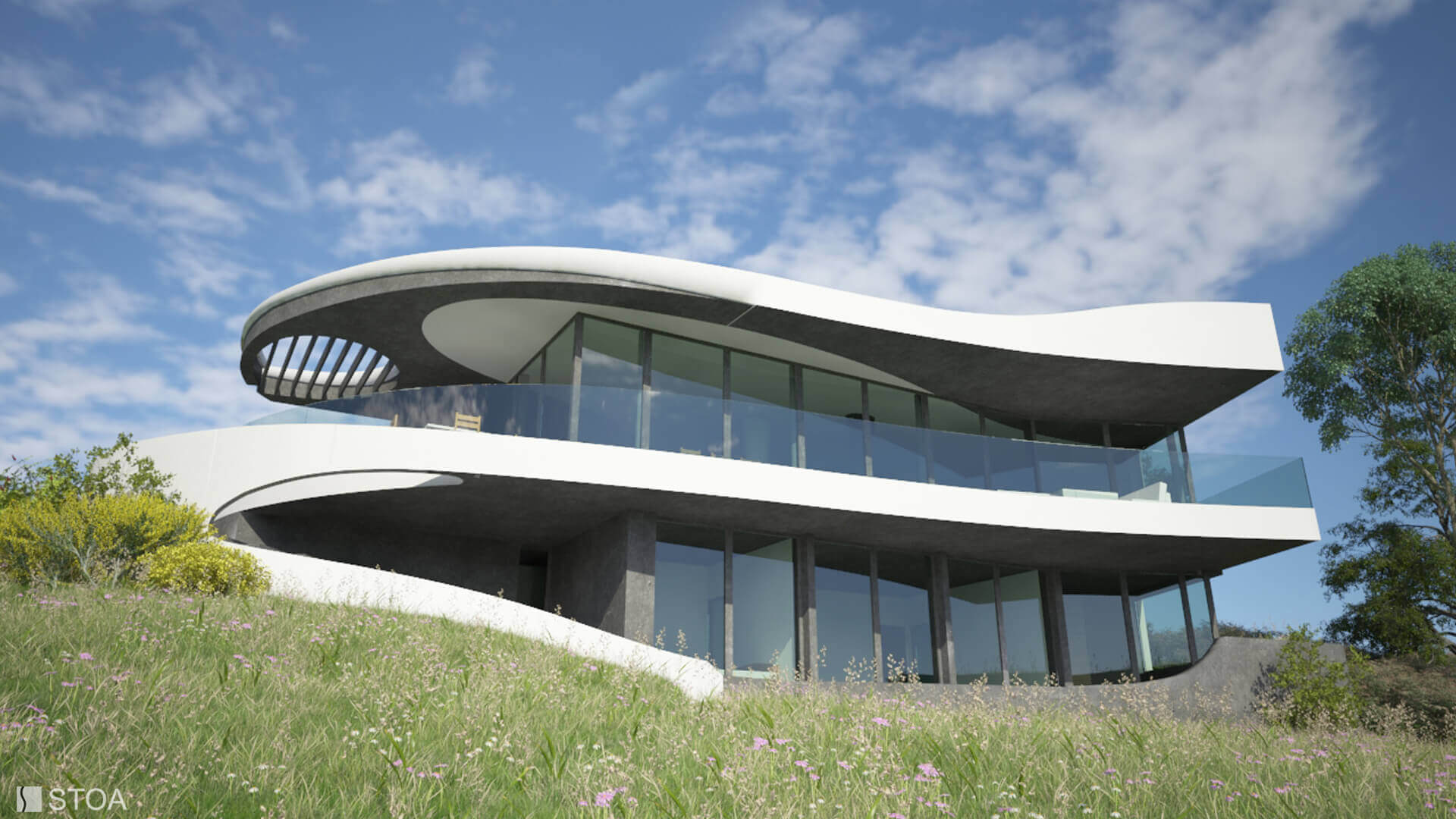 Villa a dombtetőn / elkészült - STOA STUDIO