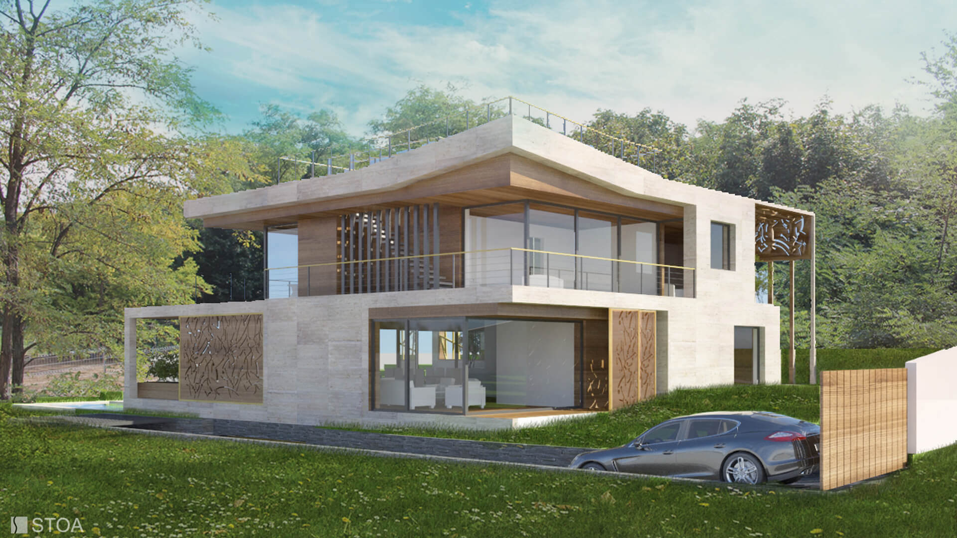 Harsánylejtő villa - STOA STUDIO