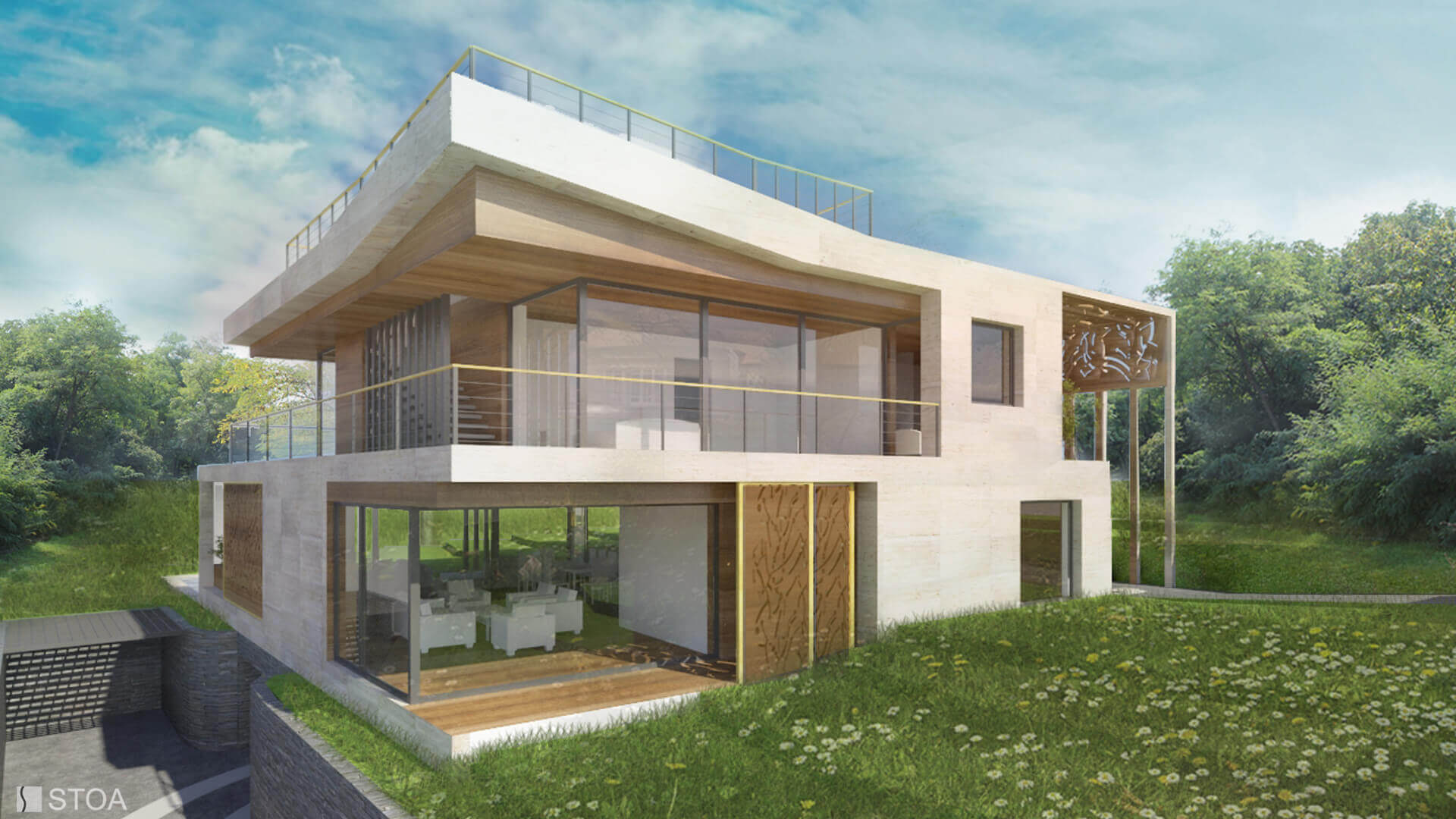 Harsánylejtő villa - STOA STUDIO