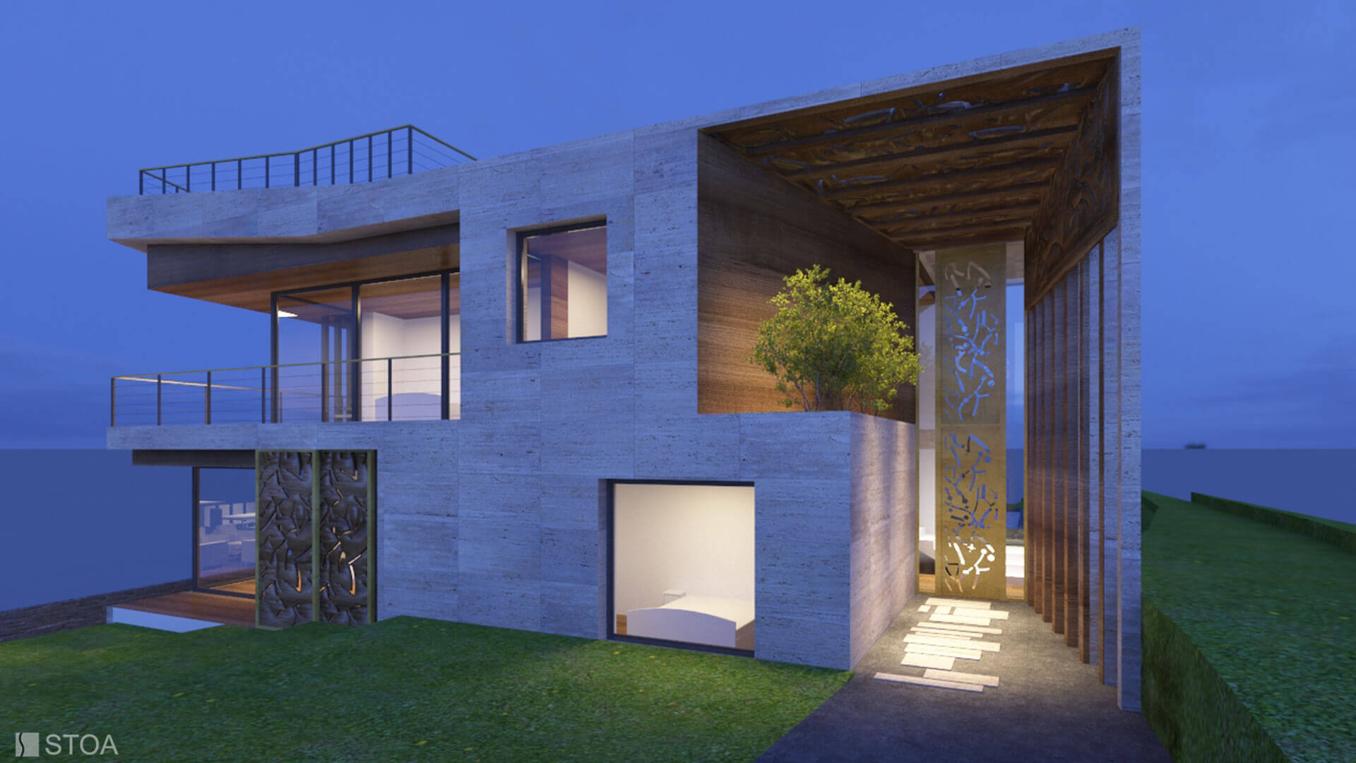 Harsánylejtő villa - STOA STUDIO