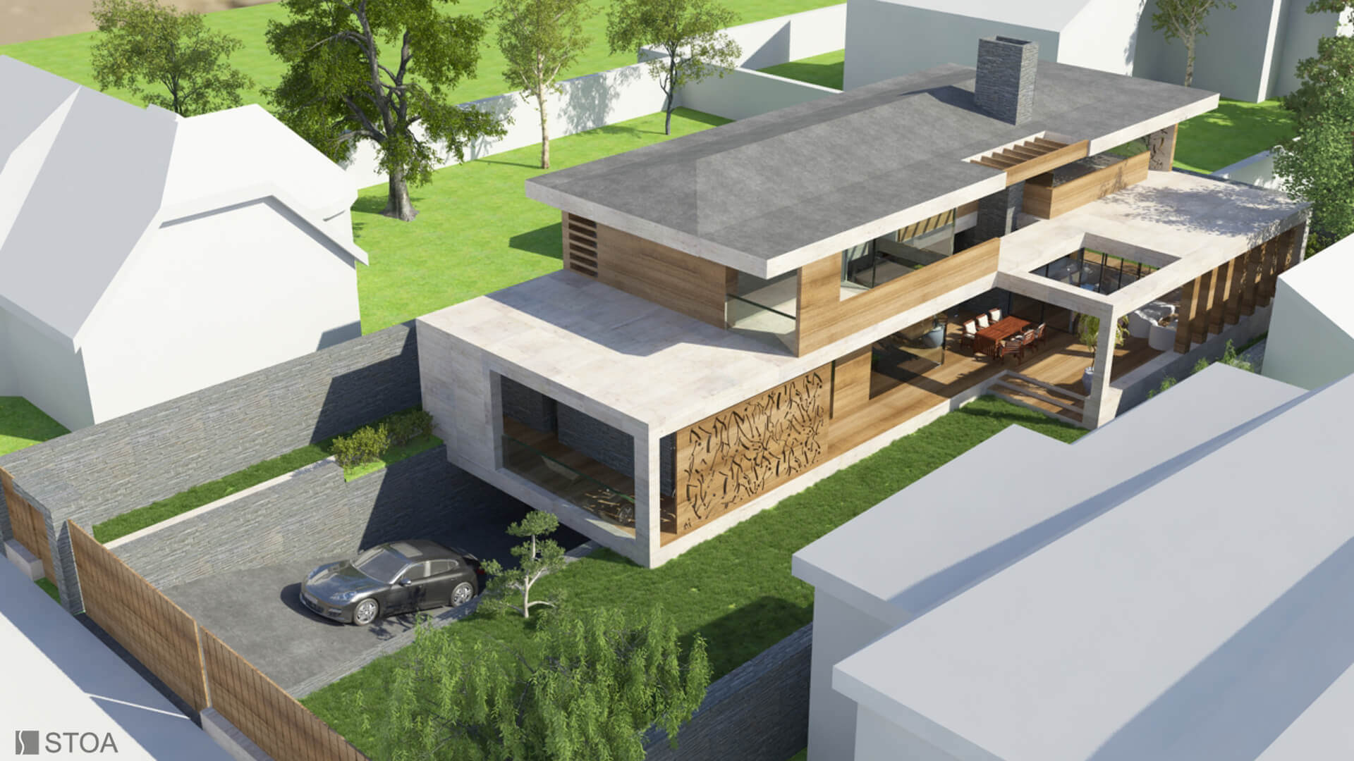 Rómaiparti villa / építés alatt - STOA STUDIO