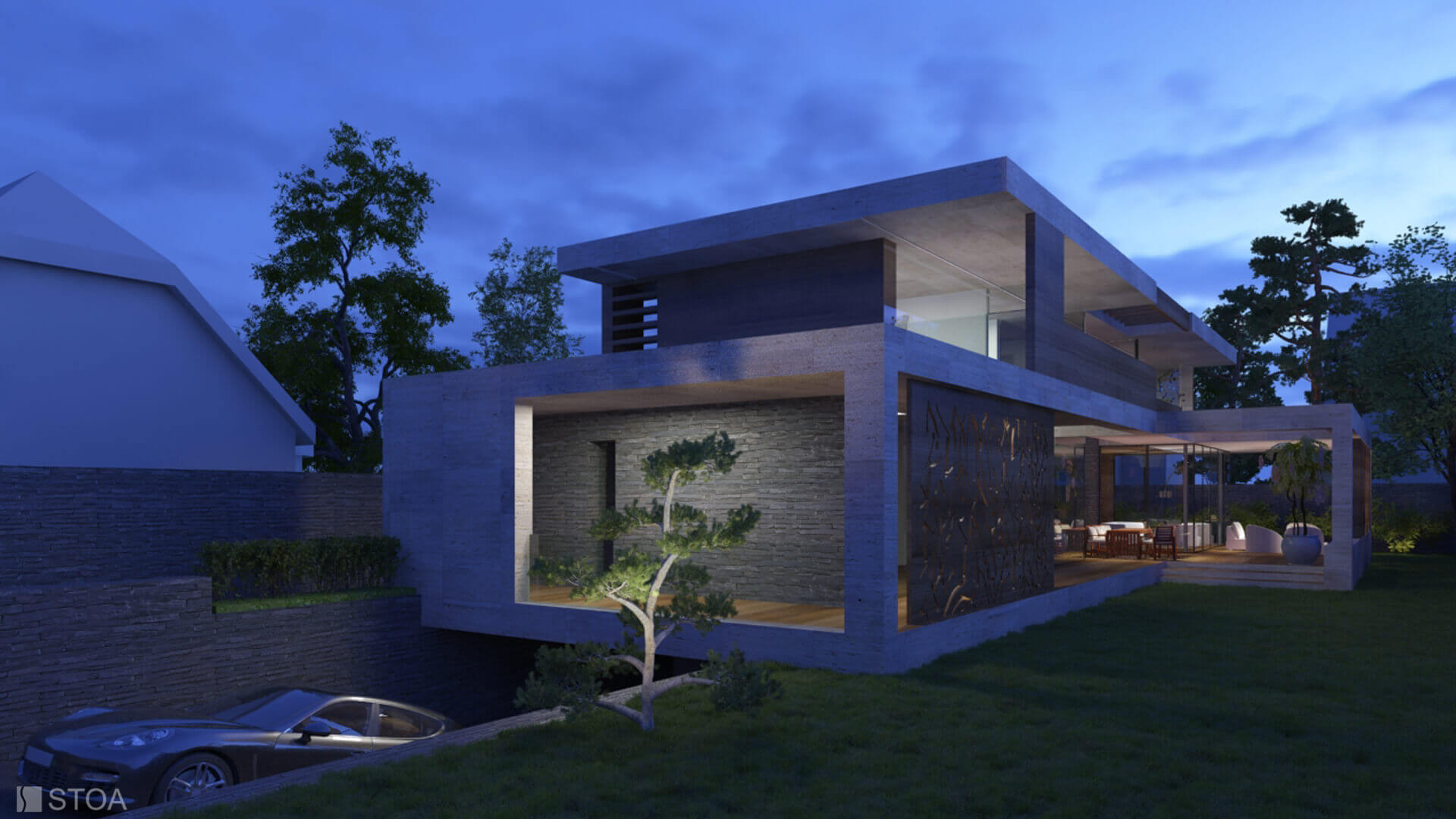 Rómaiparti villa / építés alatt - STOA STUDIO