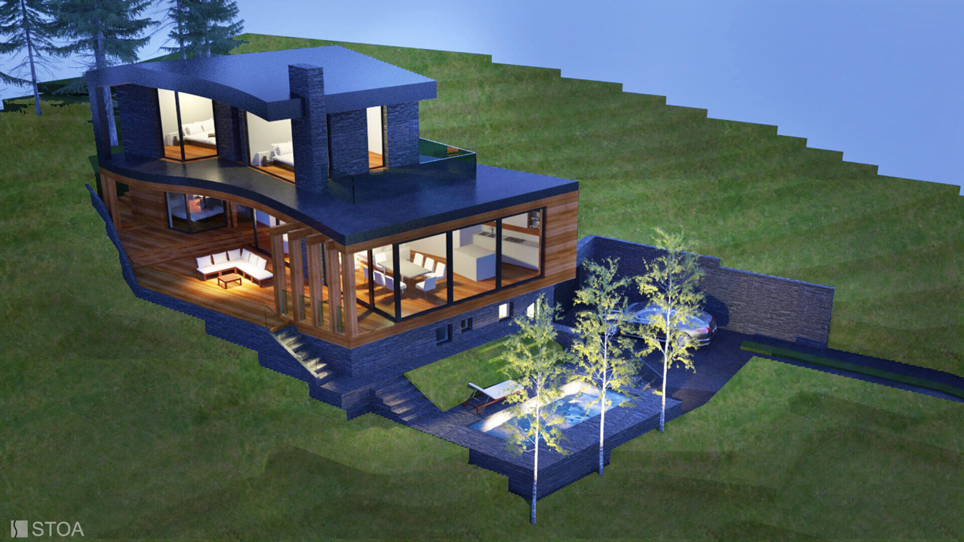 Hommage a villa Twilight - STOA STUDIO