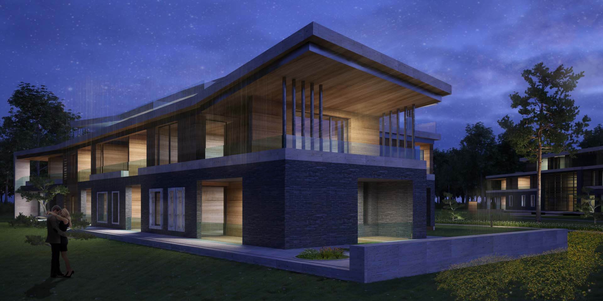 Zala Springs 32 lakásos luxus appartmanház - STOA STUDIO